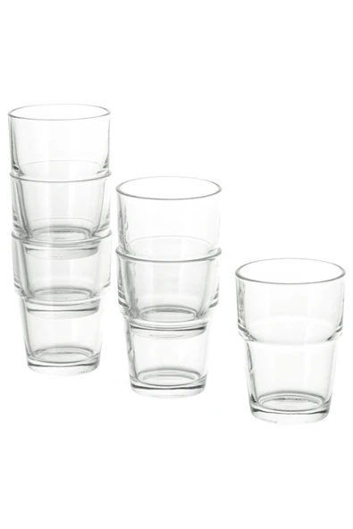 IKEA Reko Bardak Seti - Cam - 170 ml - 6 Adet ürün görseli 1