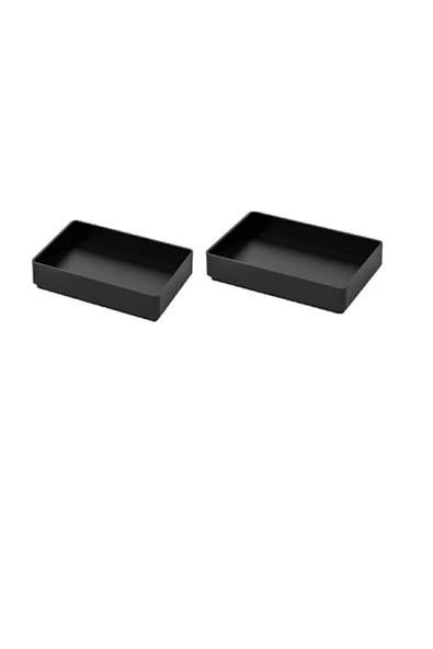 IKEA Skogsviken 2 Adet Banyo Tepsisi, Siyah ürün görseli 1