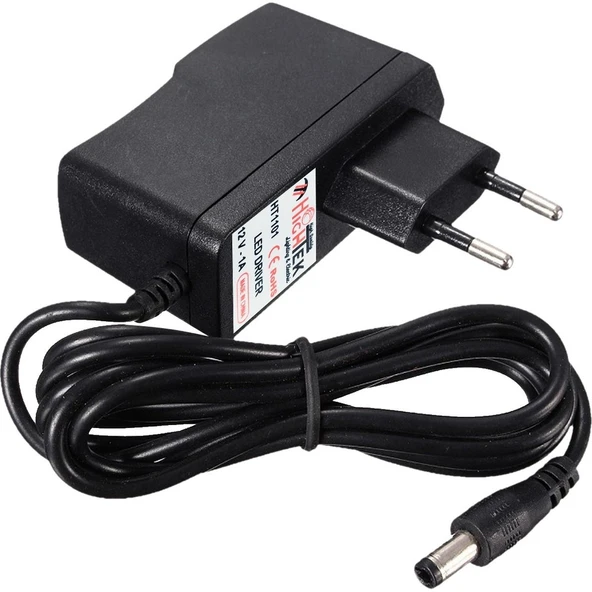 Hıghtek HT-1101 Adaptör 12 Volt 1 Amper 5.5x2.5mm Uydulara Uyumlu ürün görseli 1