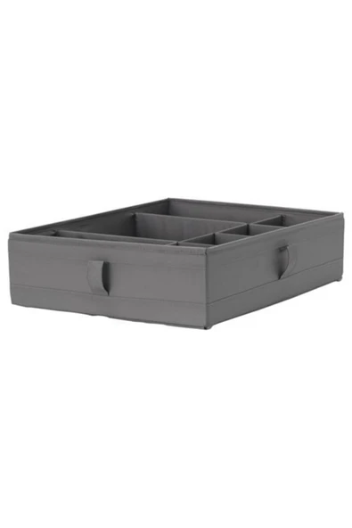 IKEA Skubb Bölmeli Kutu Gardırop Şifonyer Düzenleyici Koyu Gri 44x34x11 Cm ürün görseli 1