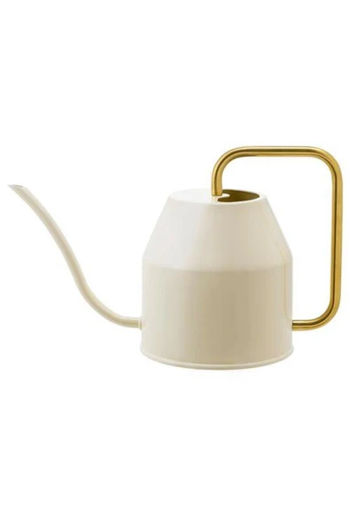 IKEA Bitki Sulama Kabı, Krem Renk-Gold Renk MeridyenDukkan 0.9 lt Galvanizli Çelik, Dekoratif Kap ürün görseli 1