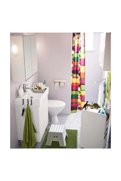 IKEA Tabure Beyaz 45x35x25 Cm - Resim 6