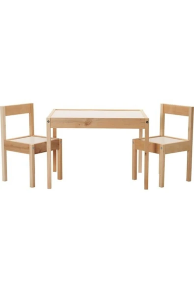 IKEA Latt Ahşap Çocuk Masa Seti ürün görseli 1