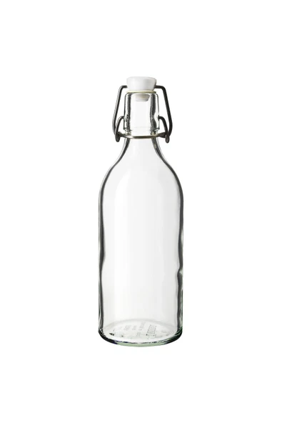 IKEA Korken Cam Su Şişesi, 0,5 Lt Küçük Boy ürün görseli 1