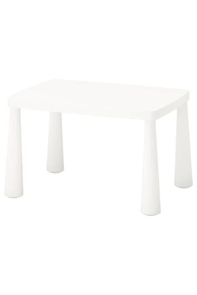 IKEA Mammut Çocuk Masası Beyaz 77x55 cm ürün görseli 1