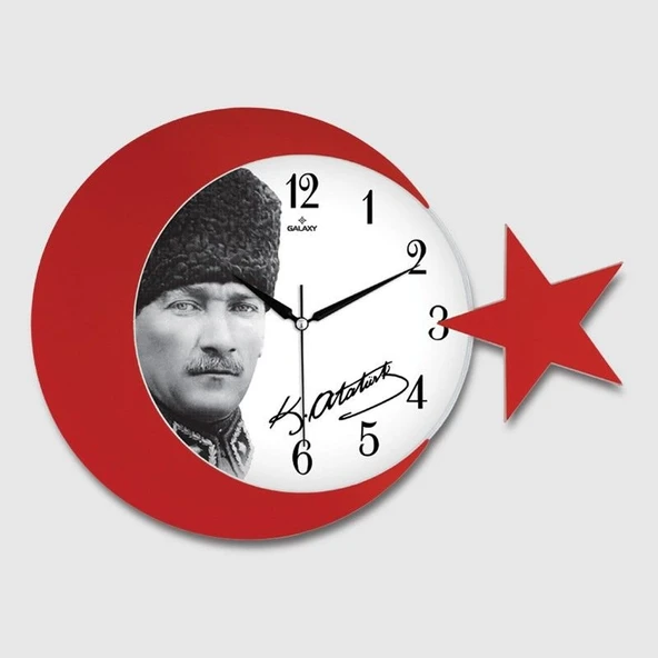 Ay Yildiz Duvar Saati 134-2 ürün görseli 1
