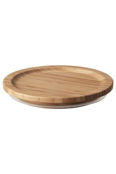 IKEA Saklama Kabı Kapağı, Bambu Yuvarlak Bambu Kapak 14 Cm ürün görseli 1