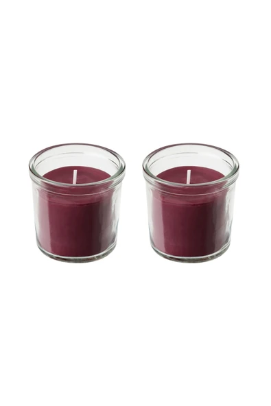 IKEA Störtskön Cam Kapta Orman Meyveleri Kokulu 2 adet Mum ürün görseli 1
