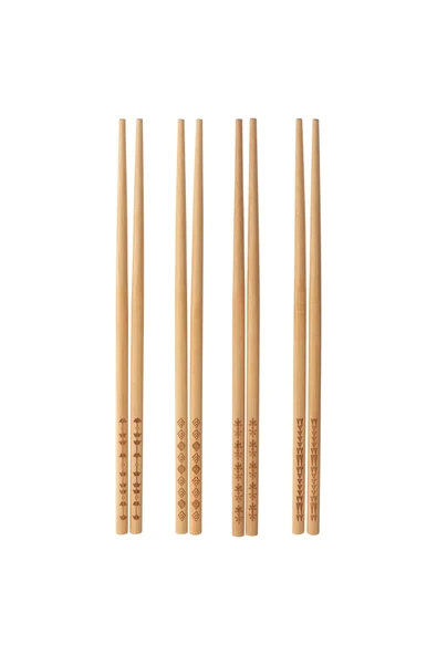 IKEA 4 Çift Bambu Chopstıck Uzunluk: 24 cm İkea Japon Çin Yemek Desenli Suşi Çubuğu ürün görseli 1