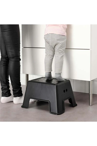 IKEA Tabure Siyah 44x35x25 Cm - Resim 3
