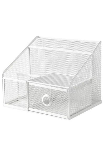 IKEA Metal Masaüstü Organizeri 25x20 cm Beyaz Renk Masaüstü Düzenleyicisi ürün görseli 1