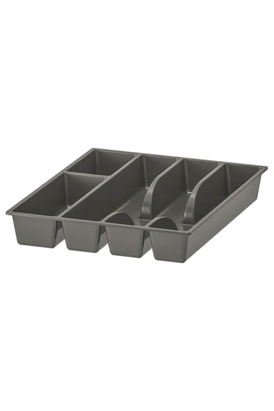 IKEA SMÄCKER Çekmece Düzenleyici, Gri, 31x26 cm ürün görseli 1