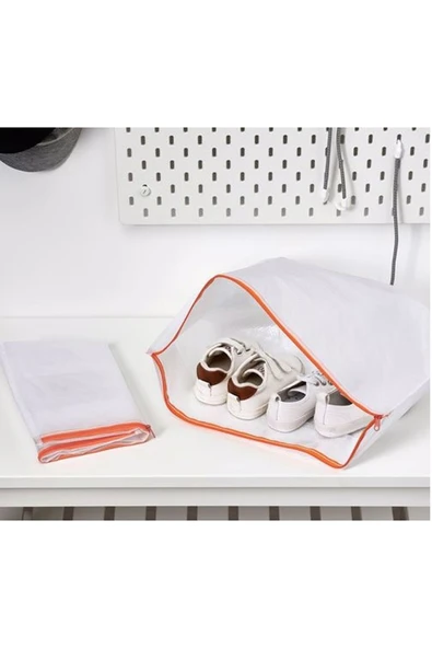 IKEA Parkla Kutu, Beyaz-turuncu - Resim 4