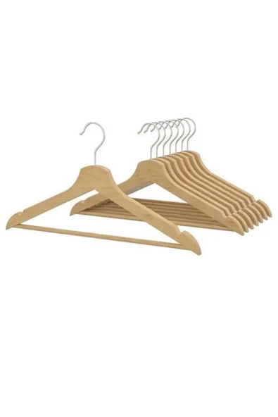 IKEA Premium Ürün Kaliteli Üretim Şık Tasarım Dayanıklı Kullanışlı Pratik Kullanım Giysi Askısı 8 Adet ürün görseli 1