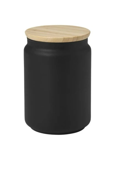 IKEA Eklatera çay,kahve,şeker kavanozu, siyah 1lt ürün görseli 1