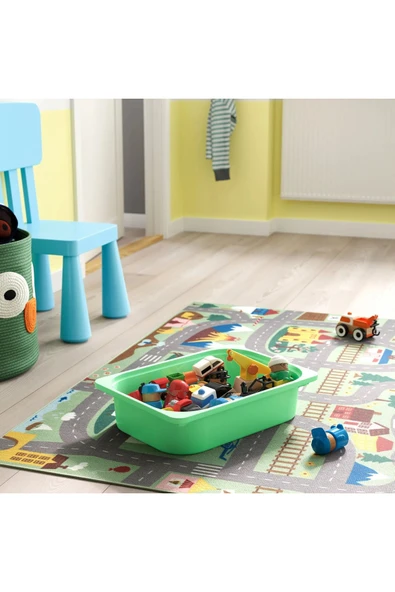 IKEA Trofast Oyuncak Saklama Kutusu, Açık Yeşil, 42x30x10 Cm ürün görseli 1