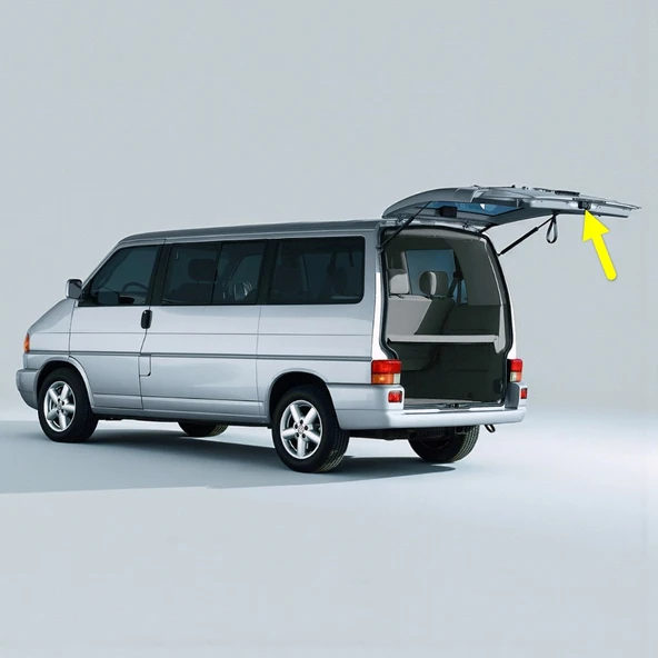 VW Transporter T4 1991-2003 Bagaj Kapağı Kilit Mekanizması 701829211J ürün görseli 1