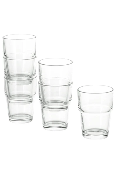 IKEA Reko Bardak Seti - Cam - 170 ml - 6 Adet ürün görseli 1