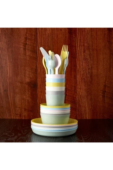IKEA Kalas Bardak Seti, Pastel Tonlar - Resim 3