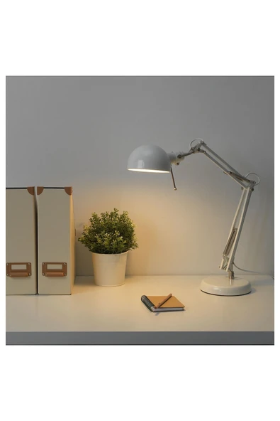 IKEA FORSÅ beyaz 35 cm çalışma lambası - Resim 2