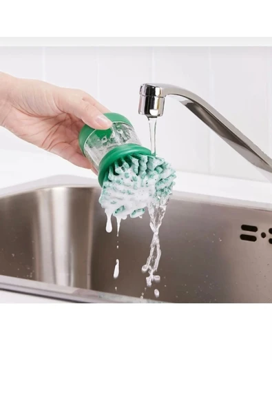 IKEA deterjan hazneli fırça yeşil - Resim 4