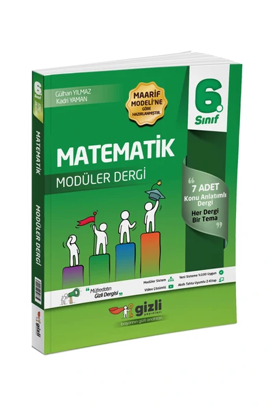 6.Sınıf Matematik Müfradatın Gizli Dergisi ürün görseli 1