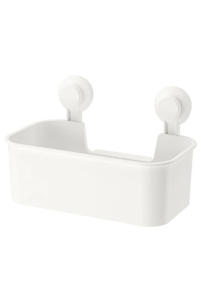 IKEA Tisken Vantuzlu Banyo Duş Sepeti 28x17 cm ürün görseli 1