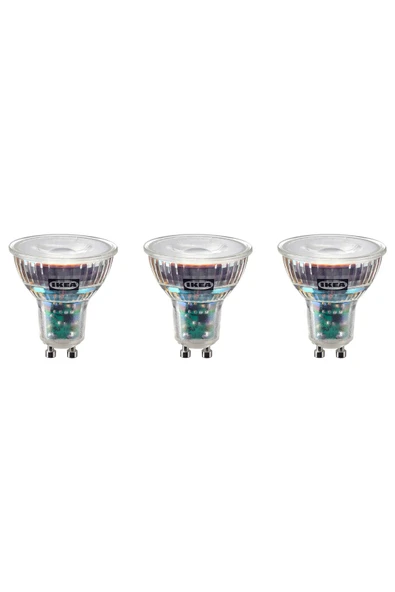 IKEA SOLHETTA LED ampul GU10, Işık rengi: Sıcak beyaz (2700 Kelvin), 230 lm ürün görseli 1