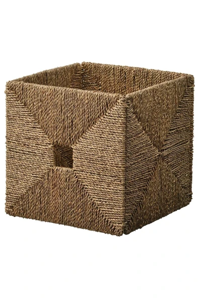 IKEA Knipsa Deniz Sazı Sepet Saklama Kutusu 32x33x32 cm ürün görseli 1