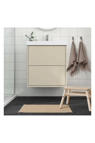 IKEA Fıntsen Banyo Paspası Bej 40x60 Cm ürün görseli 1