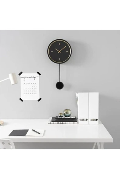 IKEA Stursk Duvar Saati, Siyah ürün görseli 1