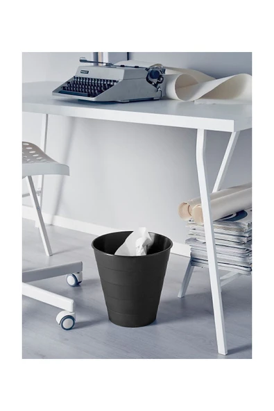 IKEA Çöp Kutusu Saksı Siyah 10 Lt - Resim 3