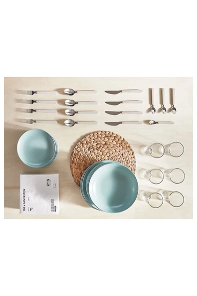 IKEA 4'lü Amerikan Servis 37 Cm - Resim 6