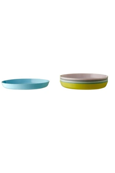 IKEA Kalas Tabak Seti, Pastel Tonlar (6 Adet) Her Biri Farklı Renk ürün görseli 1