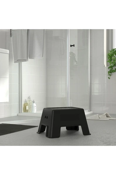 IKEA Tabure Basamak Kaymaz Taban 44x35 Cm Siyah ürün görseli 1