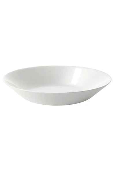 IKEA 6 Adet 20 Cm Beyaz Derin Çukur Tabak Yemek Tabağı Temperli Cam ürün görseli 1