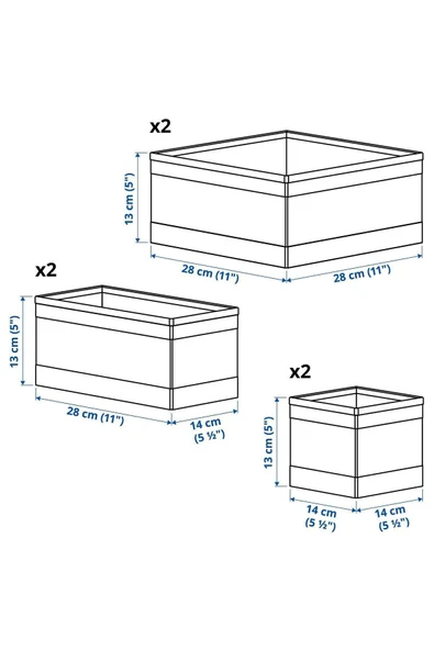 IKEA Skubb Düzenleyici Kutu Seti - Resim 4