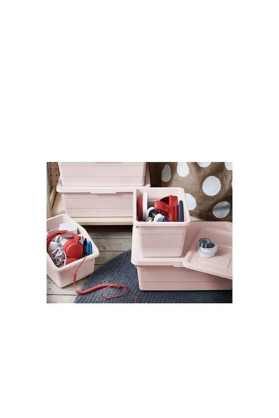 IKEA Sockerbit Pembe Kutu 19x26x15 Cm - Resim 4