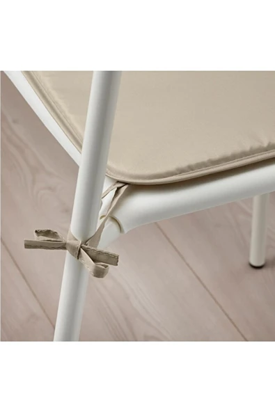 IKEA Bramön Sandalye Minderi, Gri-bej, 4'lü - Resim 2