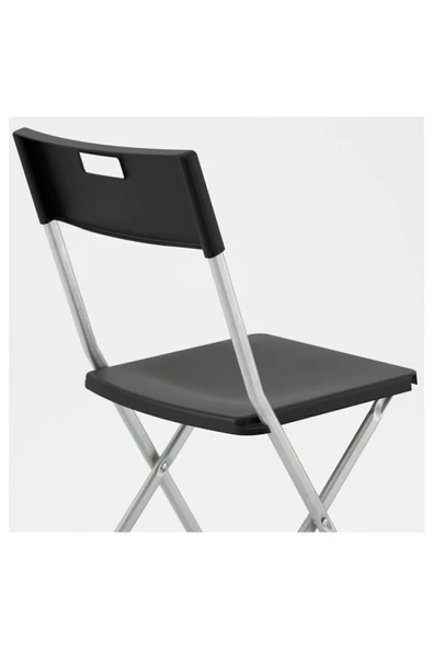 IKEA Gunde Katlanır Sandalye - Siyah - Resim 6