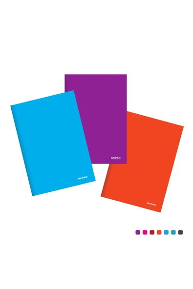 Mopak 60 Yaprak Çizgili Pp Kapak A4 Defter Pastel ürün görseli 1