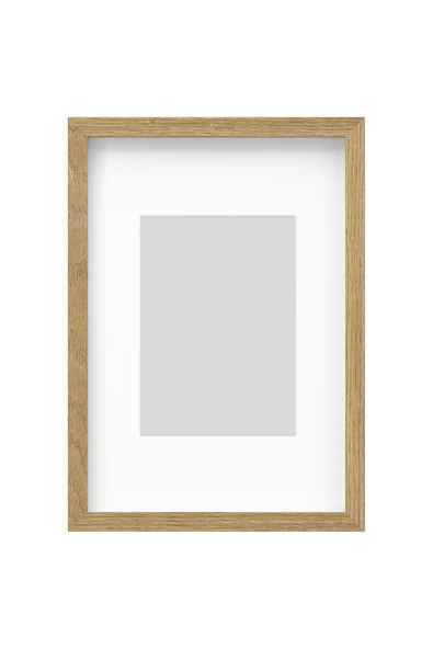 IKEA RÖDALM Meşe 21x30 cm A4 Ebat Kalın Kenarlı Paspartulu Derinlikli Ahşap Fotoğraf Resim Çerçevesi ürün görseli 1