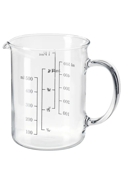 IKEA 0.5 Lt Ölçek Ölçü Kabı - Isıya Dayanıklı Cam ürün görseli 1