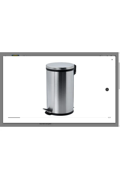 IKEA Snörpa Çöp Kutusu, Paslanmaz Çelik, 5 Lt - Resim 4