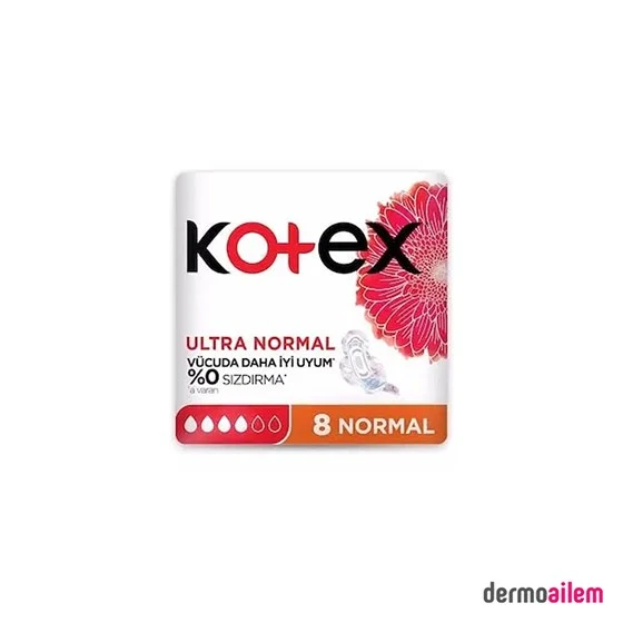 Kotex Ultra Normal Ped 8'li ürün görseli 1