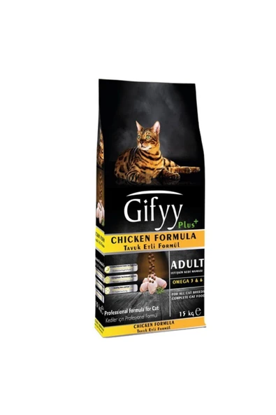 giffy Gifyy Yetişkin Kedi Maması Tavuklu 15 Kg ürün görseli 1
