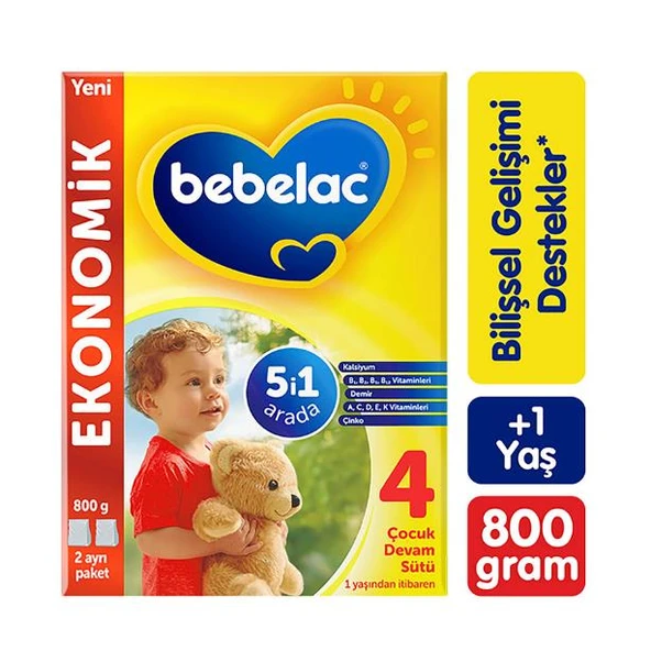 Bebelac 4 Çocuk Devam Sütü 800 gr ürün görseli 1