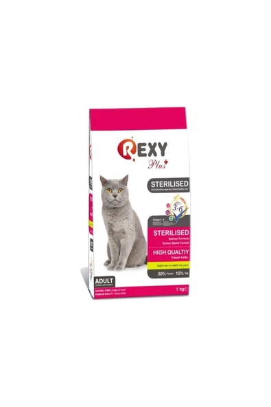Rexy Plus Sterilize Kısırlaştırılmış Kediler Için Kedi Maması 1kg ürün görseli 1