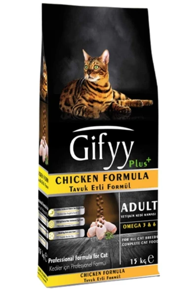 Gifyy Giffy Tavuklu Kedi Maması Yetişkin 15 Kg ürün görseli 1