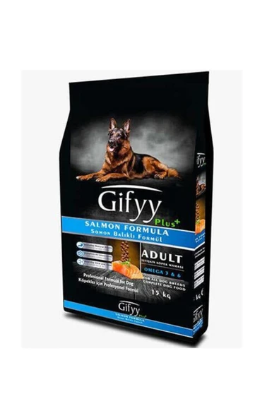giffy Gifyy Premium Somonlu Köpek Maması 15 Kg ürün görseli 1